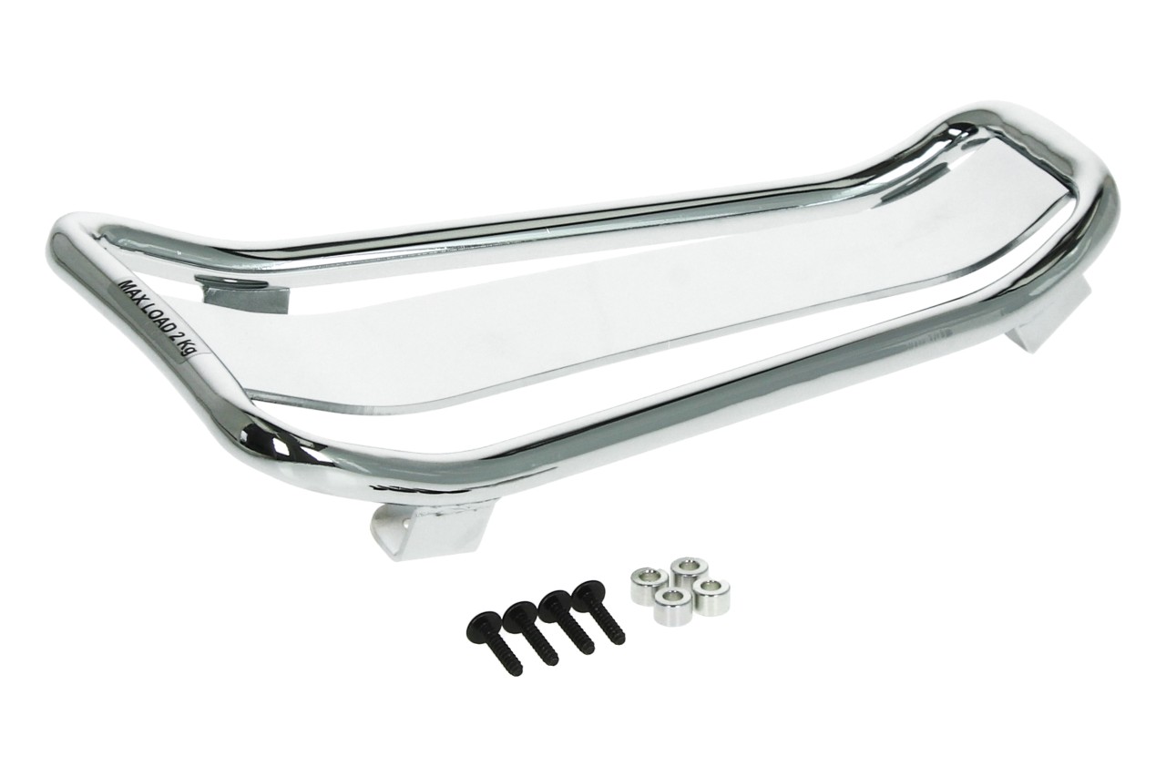 Chrome tunnel carrier for Vespa Primavera (24-)