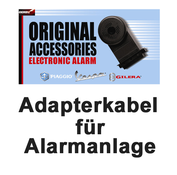 Adapter cable alarm system E-Power Vespa GT / GTS / Super
