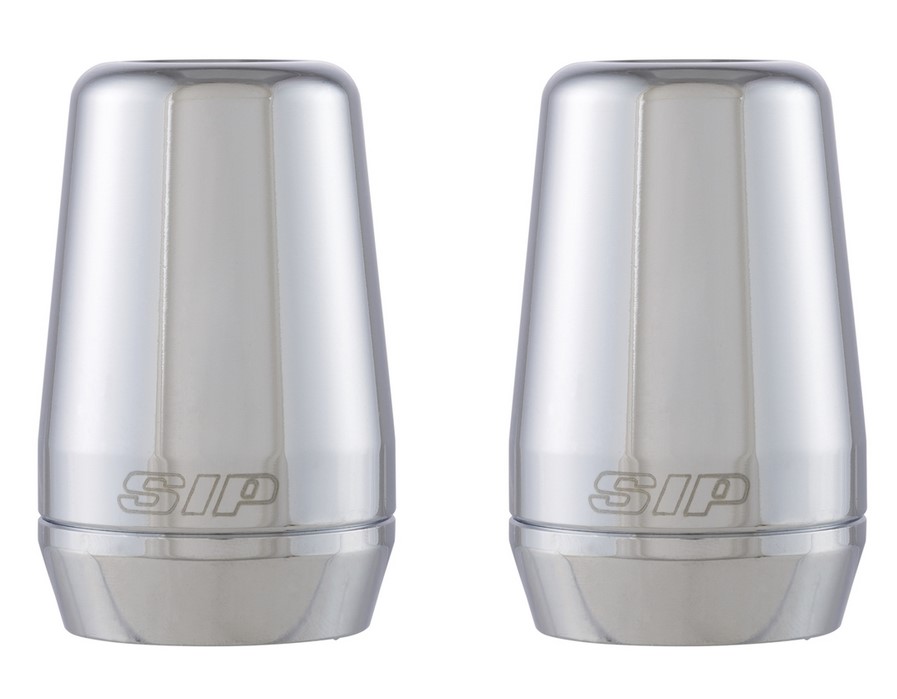 Handlebar end weights for Vespa GTS/GTS Super/GTV/GT 60/GT/GT L 125-300cc, chrome