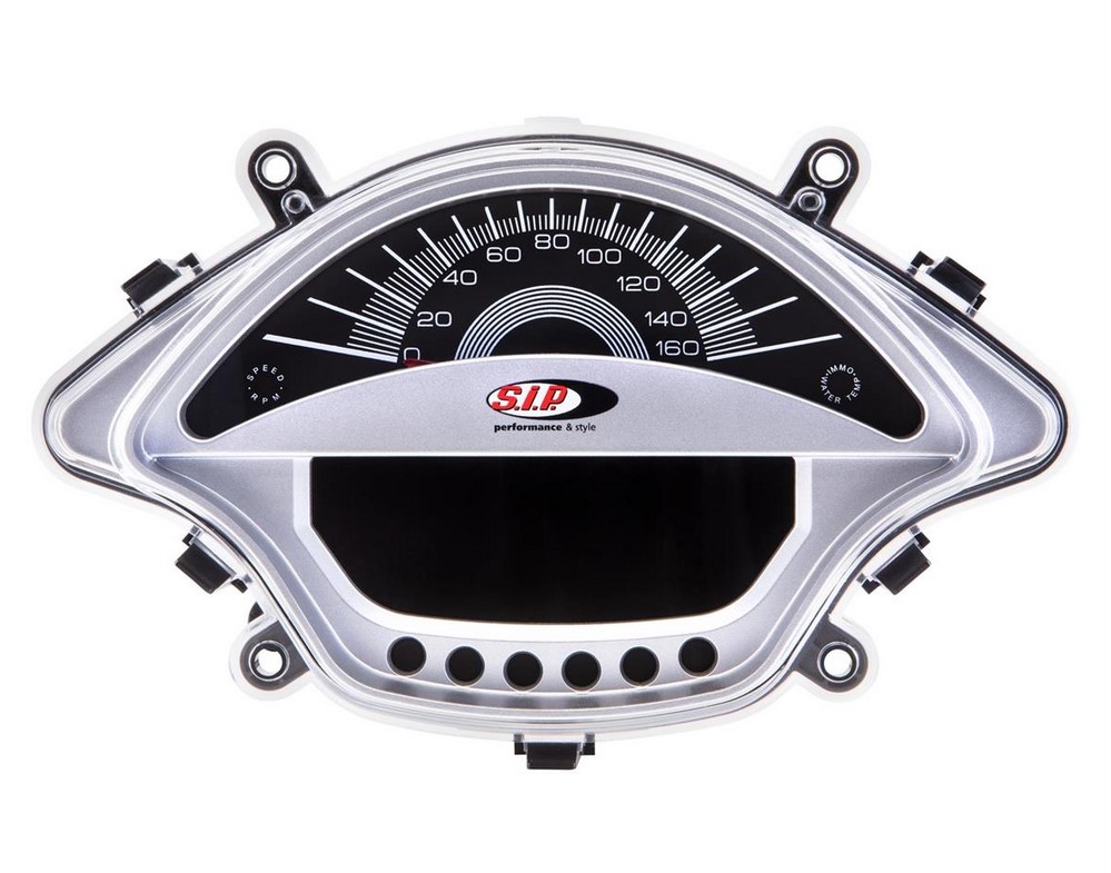 Tachometer/Speedometer for Vespa GTS/GTS Super 300cc FL ('14-), silver