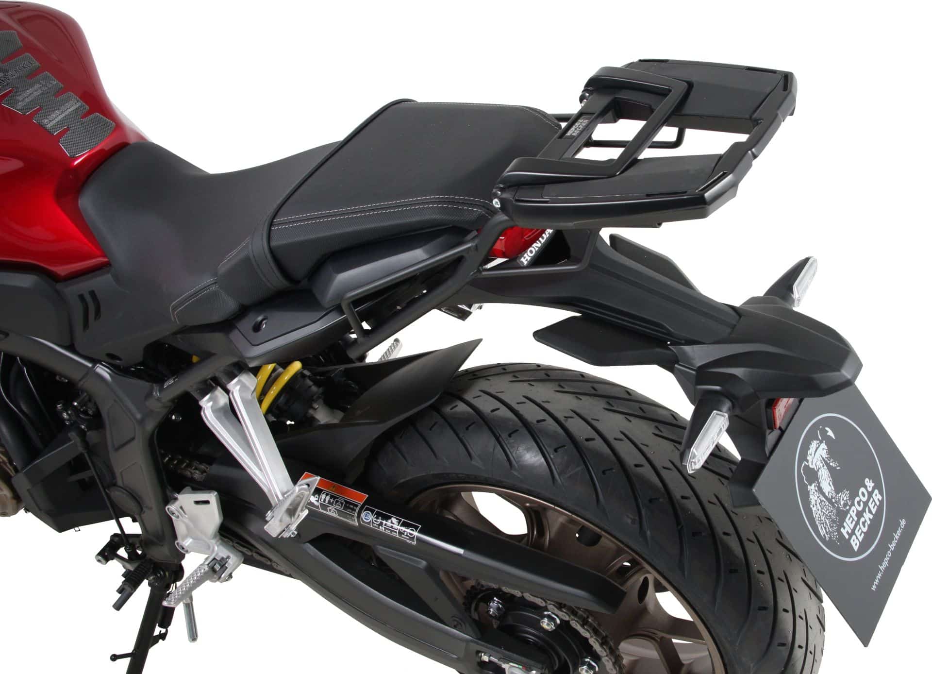 Easyrack top case carrier black for Honda CBR 650 R (19-20) Hepco & Becker