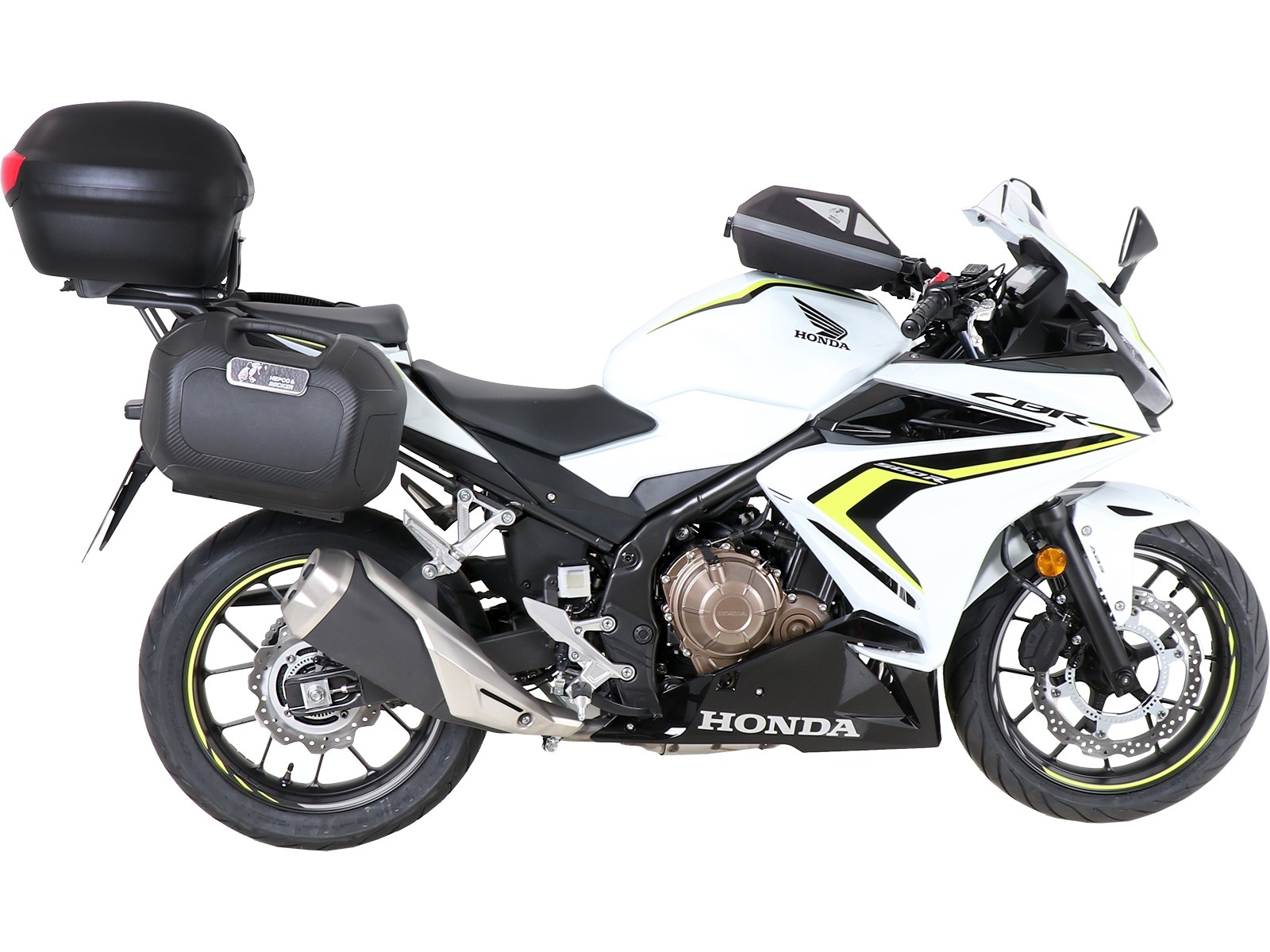 Alurack top case carrier anthracite for Honda CBR 500 R (19-23) Hepco & Becker