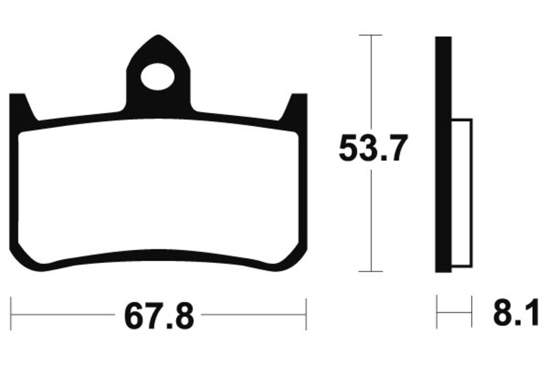 TECNIUM Street Performance sintered metal brake pads - MF122