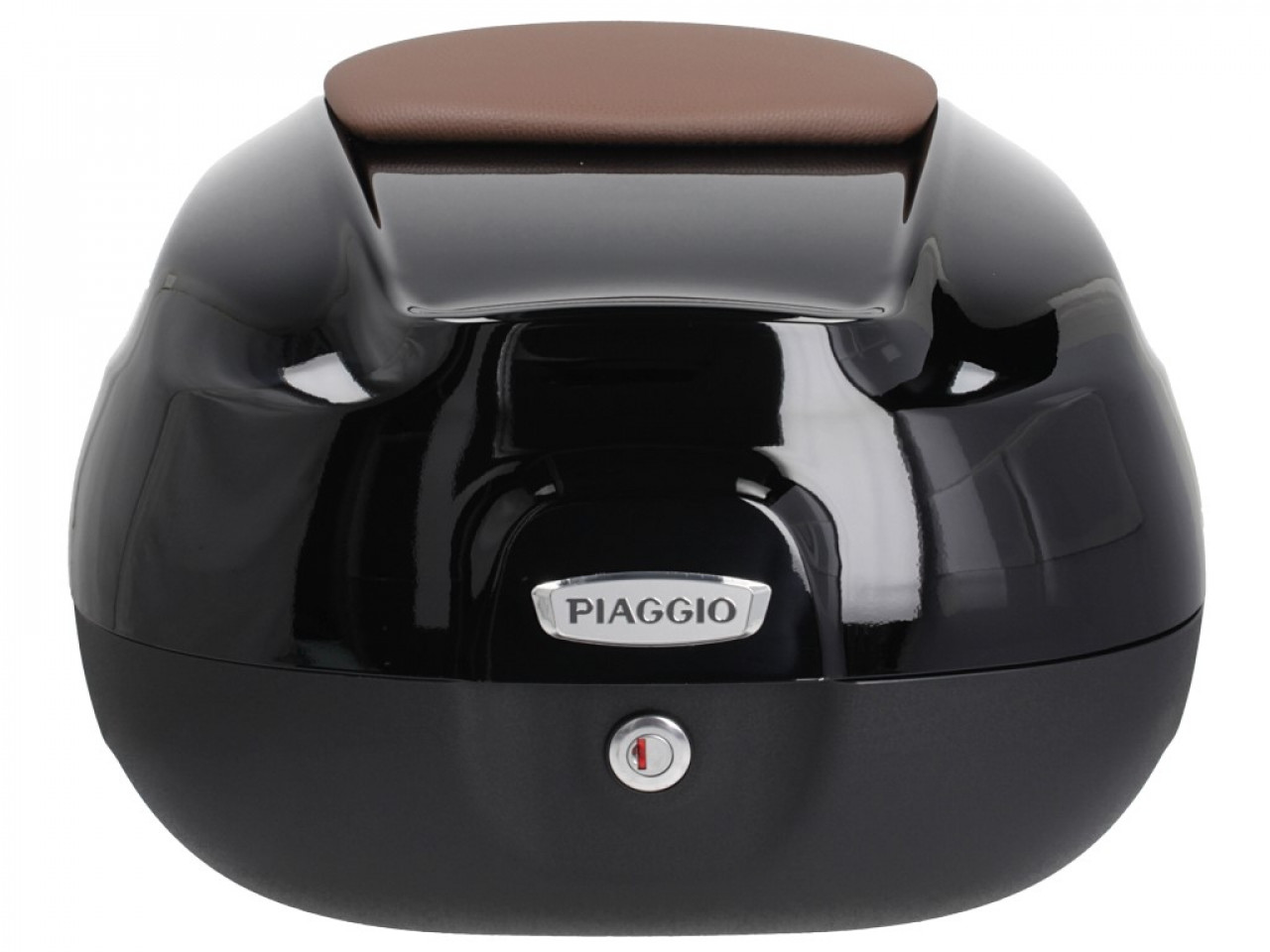 37L Top Case with Backrest for Piaggio Beverly 300/350 (18-20) - Black 90/B
