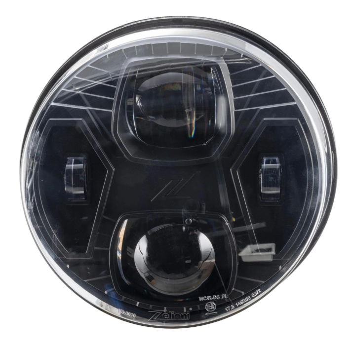 Headlight ZELIONI Black Edition LED for Vespa GTS/GTS Super HPE 125-300 (19-22), black