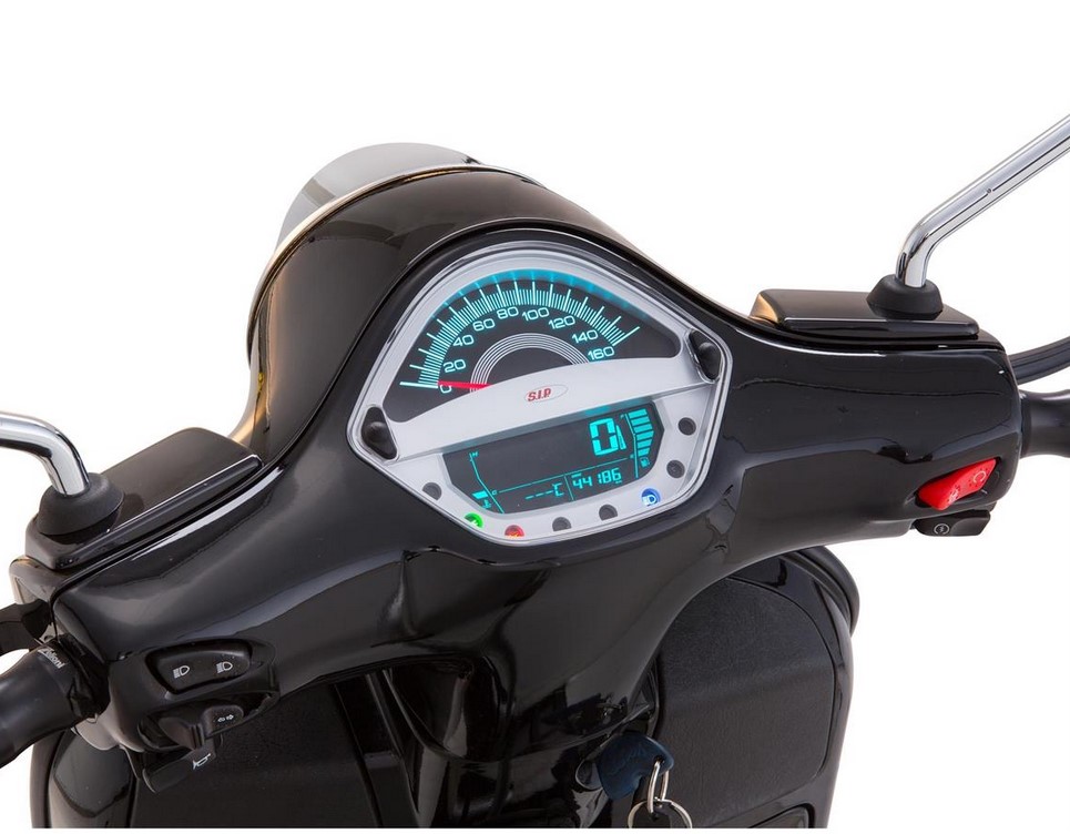 Tachometer/Speedometer for Vespa GTS/GTS Super/GTS SuperSport, i.e., 125-300cc (-'14), silver