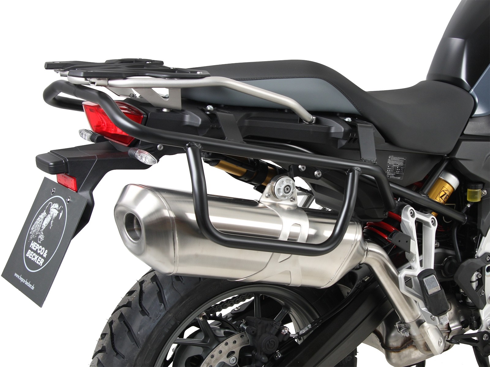 Rear guard black for BMW F 850 GS (Bj.18-) Hepco & Becker