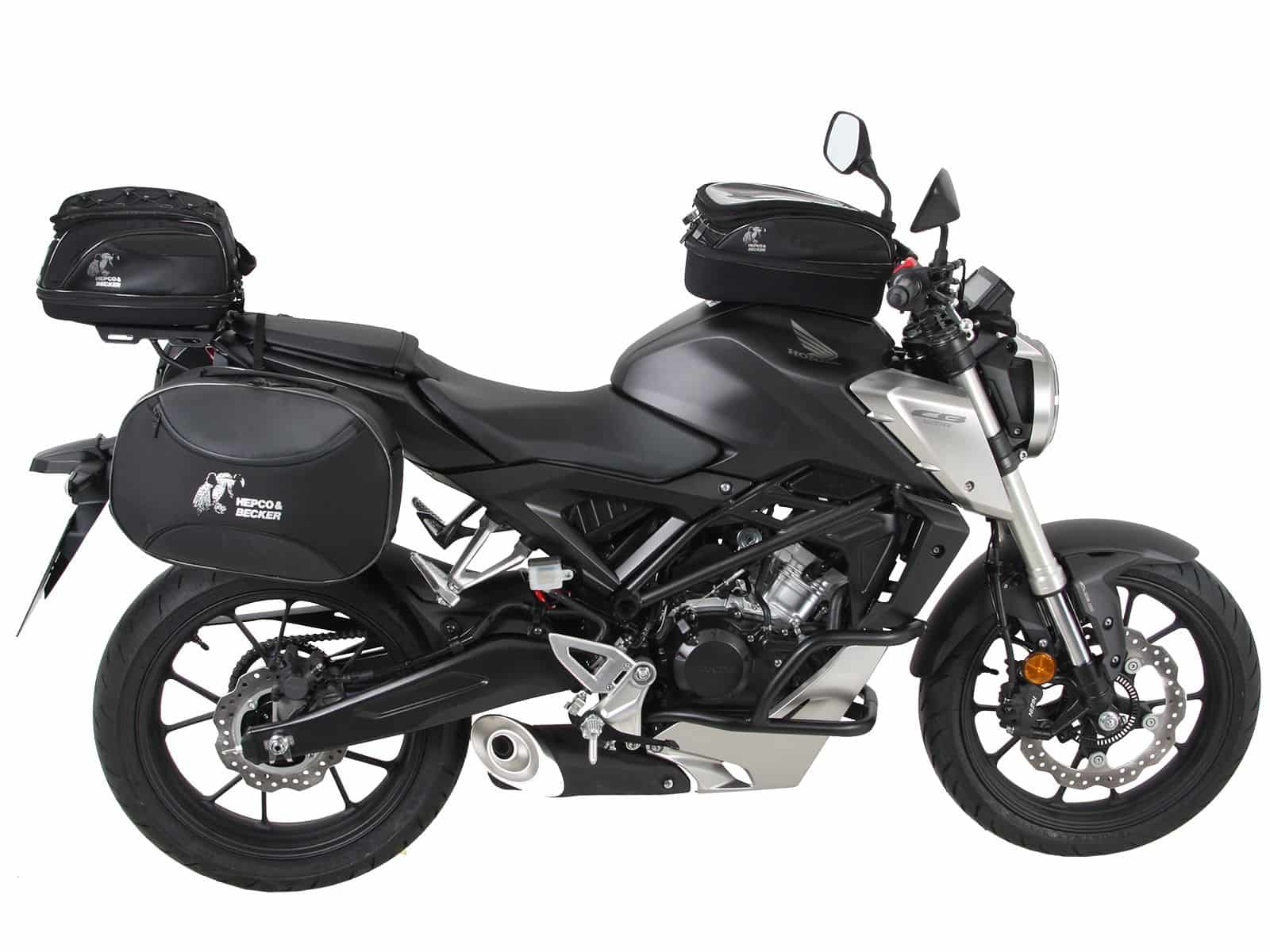 C-Bow side carrier black for Honda CB 125 R (18-24) Hepco & Becker