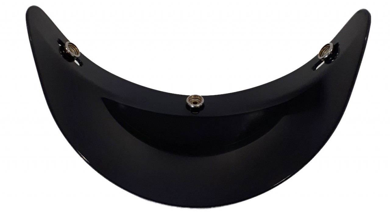 Helmo Milano peak for Audace helmet, black matt