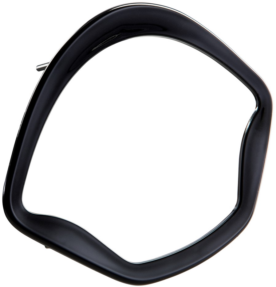 Decorative ring speedometer for Vespa GTS/GTS Super 125-300cc ('14-), black glossy
