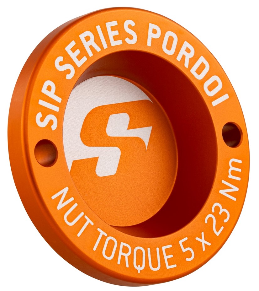 Dust cover 13" rim front for Vespa GTS/GTS Super/GTV/GT 125-300ccm, orange matt