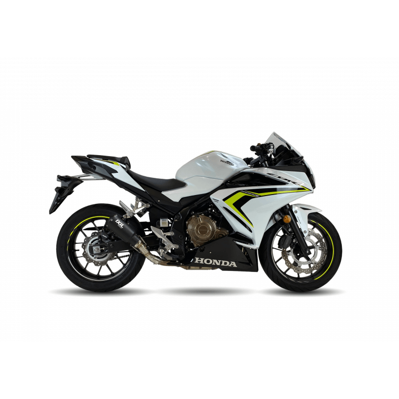IXIL RB rear muffler Honda CB 500 F /CBR 500 R, stainless steel black, E-approved, Euro4+5
