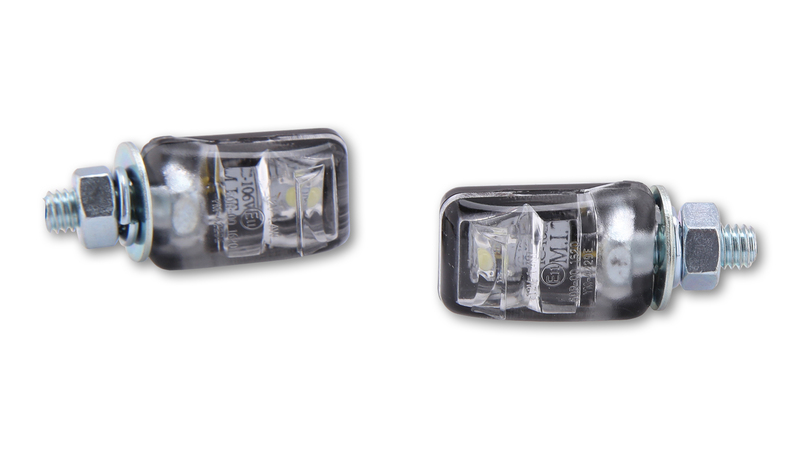 HIGHSIDER smart Picco LED license plate light black (pair)