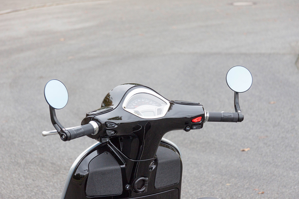Handlebar end mirror Clubman for Vespa ET / LX / LXV /S / GTS / GTS Super / GTV / GTS HPE / GT