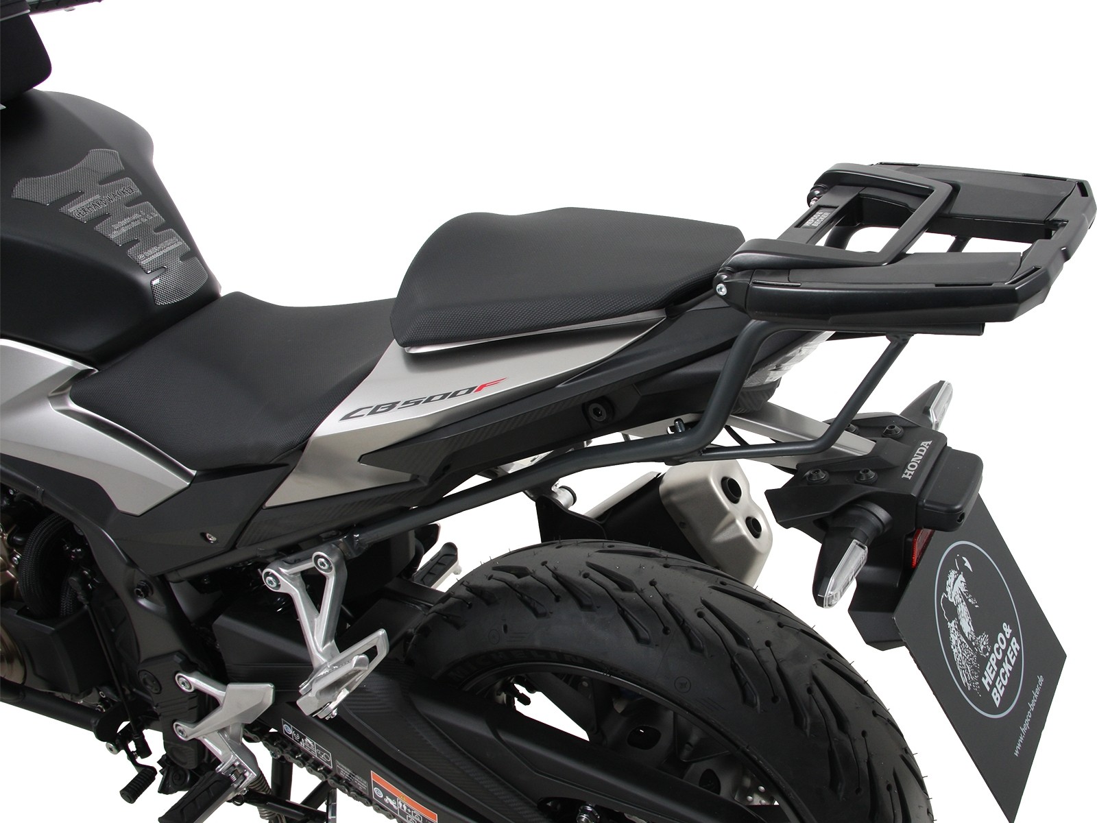 Easyrack top case carrier anthracite for Honda CB 500 F (19-23) Hepco & Becker