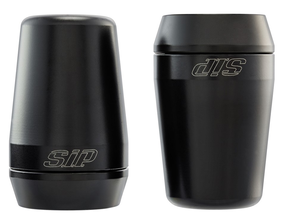 Handlebar end weights for Vespa GTS/GTS Super/GTV/GT 60/GT/GT L 125-300ccm, black matt