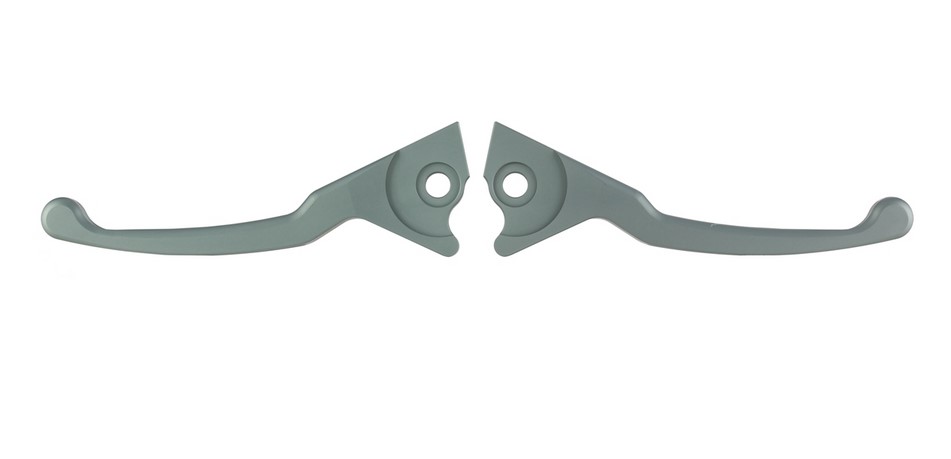 Sport lever set brake Shorty for Vespa, right and left, gray matt