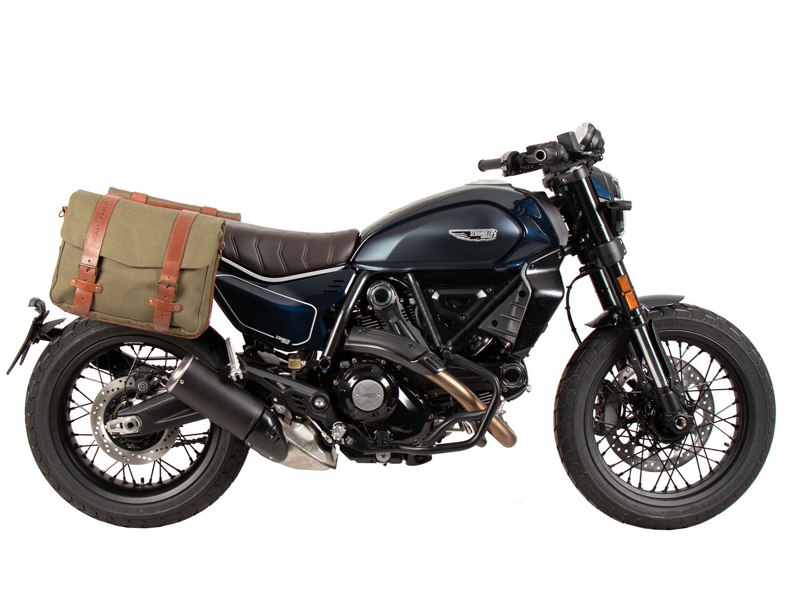 C-Bow side carrier black for Ducati Scrambler 800 Nightshift /Full Throttle (23-) Hepco & Becker