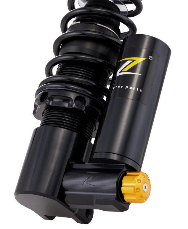 Shock absorber front ZELIONI "Black Edition" for Vespa ET2/ET4/LX/LXV/S 50-150ccm, black