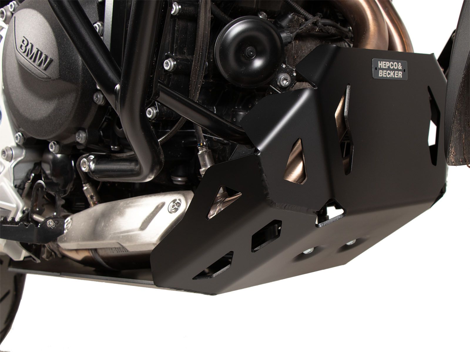 Engine protection plate black for BMW F 900 GS Adventure (24-) Hepco & Becker
