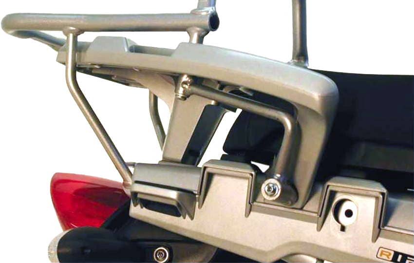 Reinforcement strut set silver for tubular luggage rack for BMW R 1200 GS (04-12) Hepco & Becker