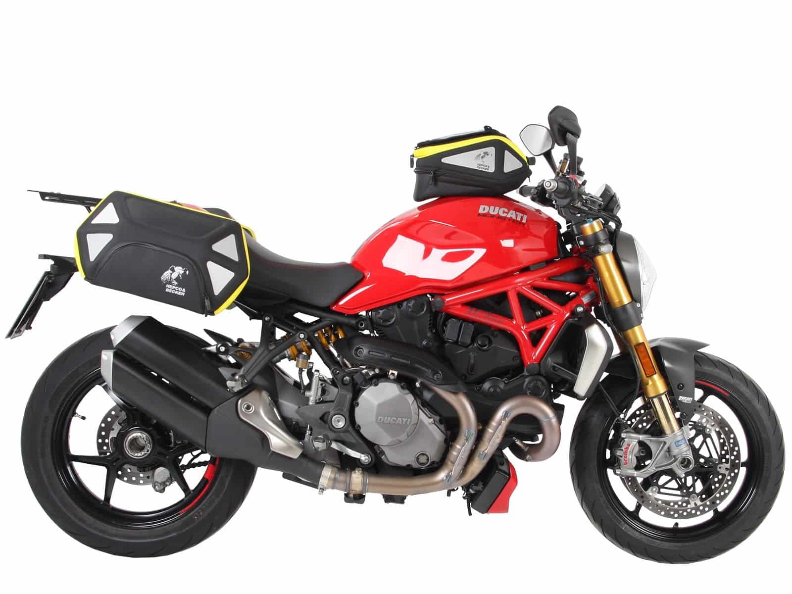 C-Bow side carrier black for Ducati Monster 1200 S (17-20) Hepco & Becker
