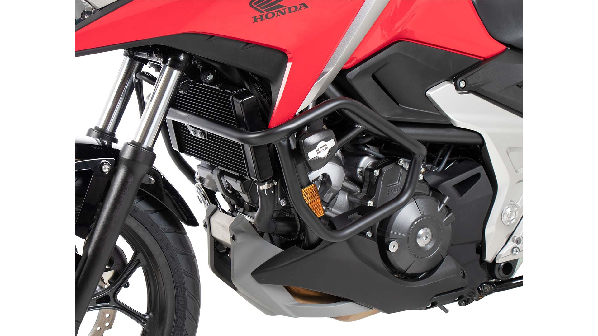 Engine guard incl. protection pad black for Honda NC 750 X /DCT (21-) Hepco & Becker