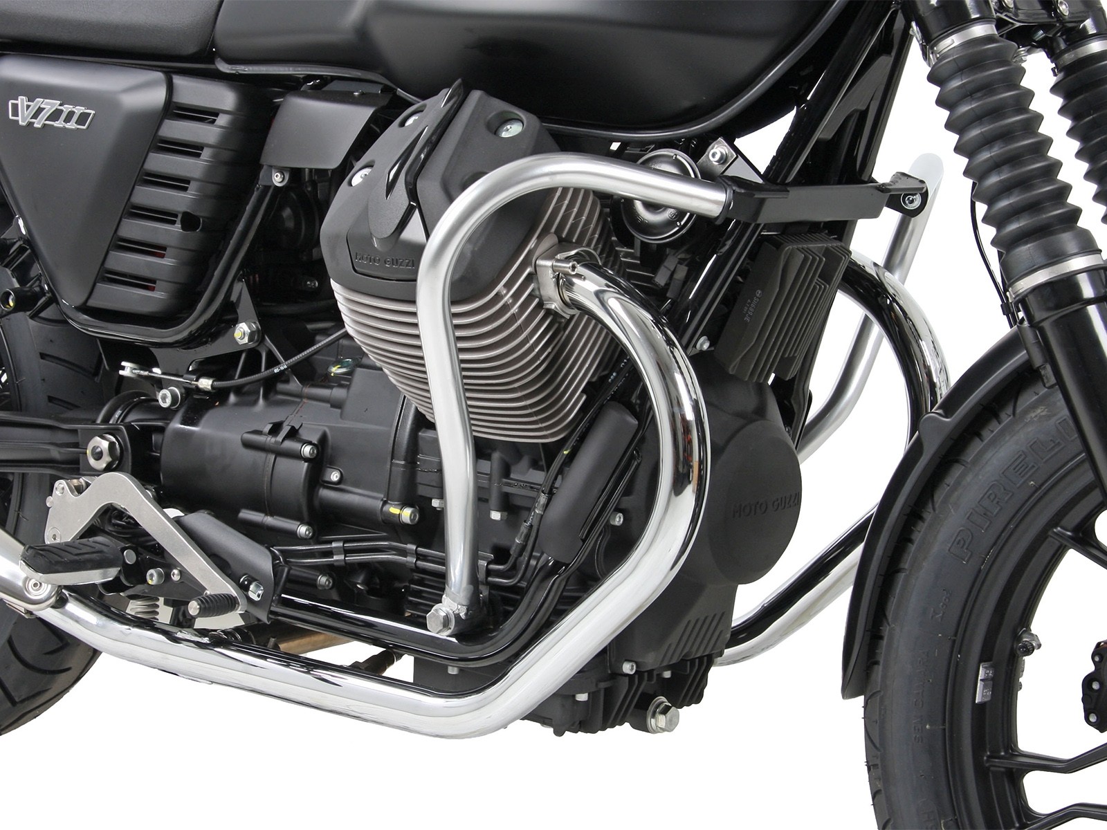 Engine Guard chrome for V 7 II Classic (Bj.15-) Hepco & Becker