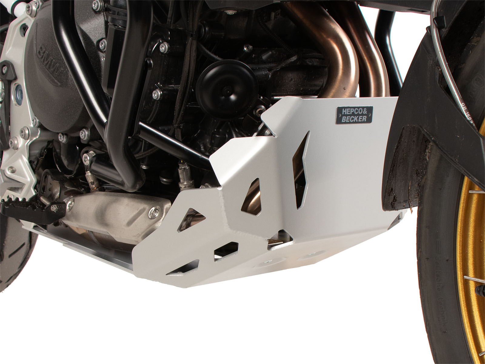 Engine protection plate silver for BMW F 900 GS (24-) Hepco & Becker