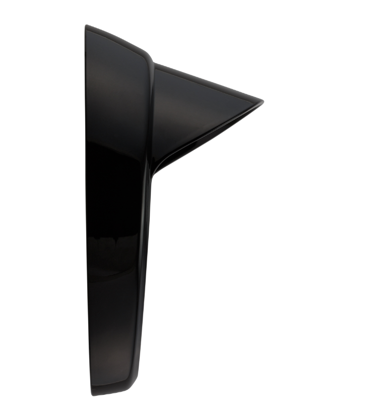 Lamp ring with lampshade for Vespa LX 50-150cc, black glossy