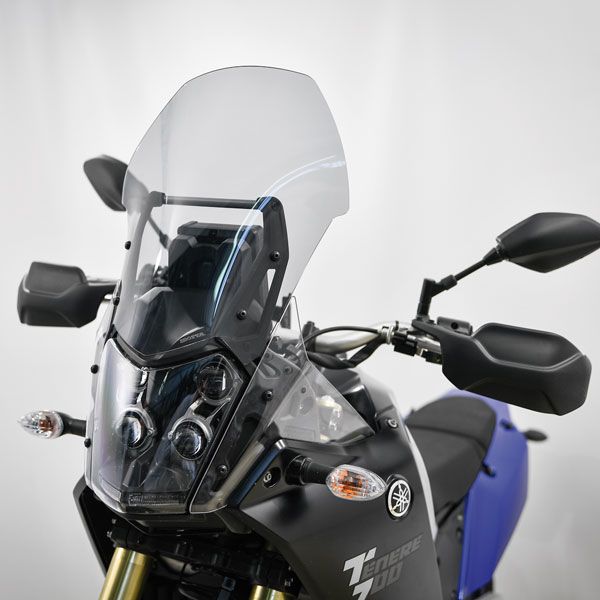 High windshield smoke gray for Yamaha Ténéré 700 (19-24)