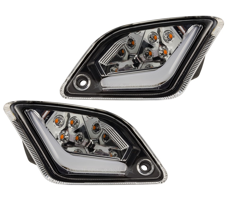 Turn signal kit rear left/right for Vespa GTS/GTS Super/GTV 125-300cc ('14-), clear