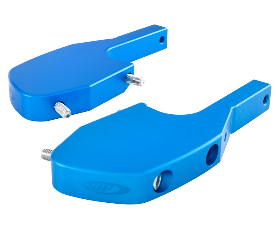 Footrest adapter pillion for Vespa GTS/GTS Super/GTV/GT 60/GT/GT L 125-300ccm, blue matt