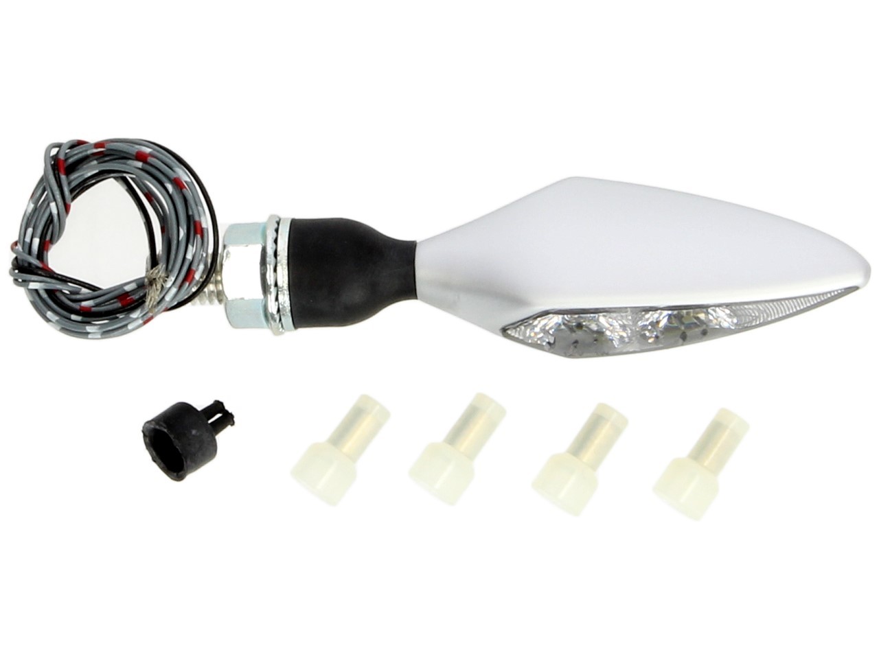 Kellermann turn signal, taillight and brake light, Rhombus DF, steel, LED, HR, 12 V, chrome matt, M8x20