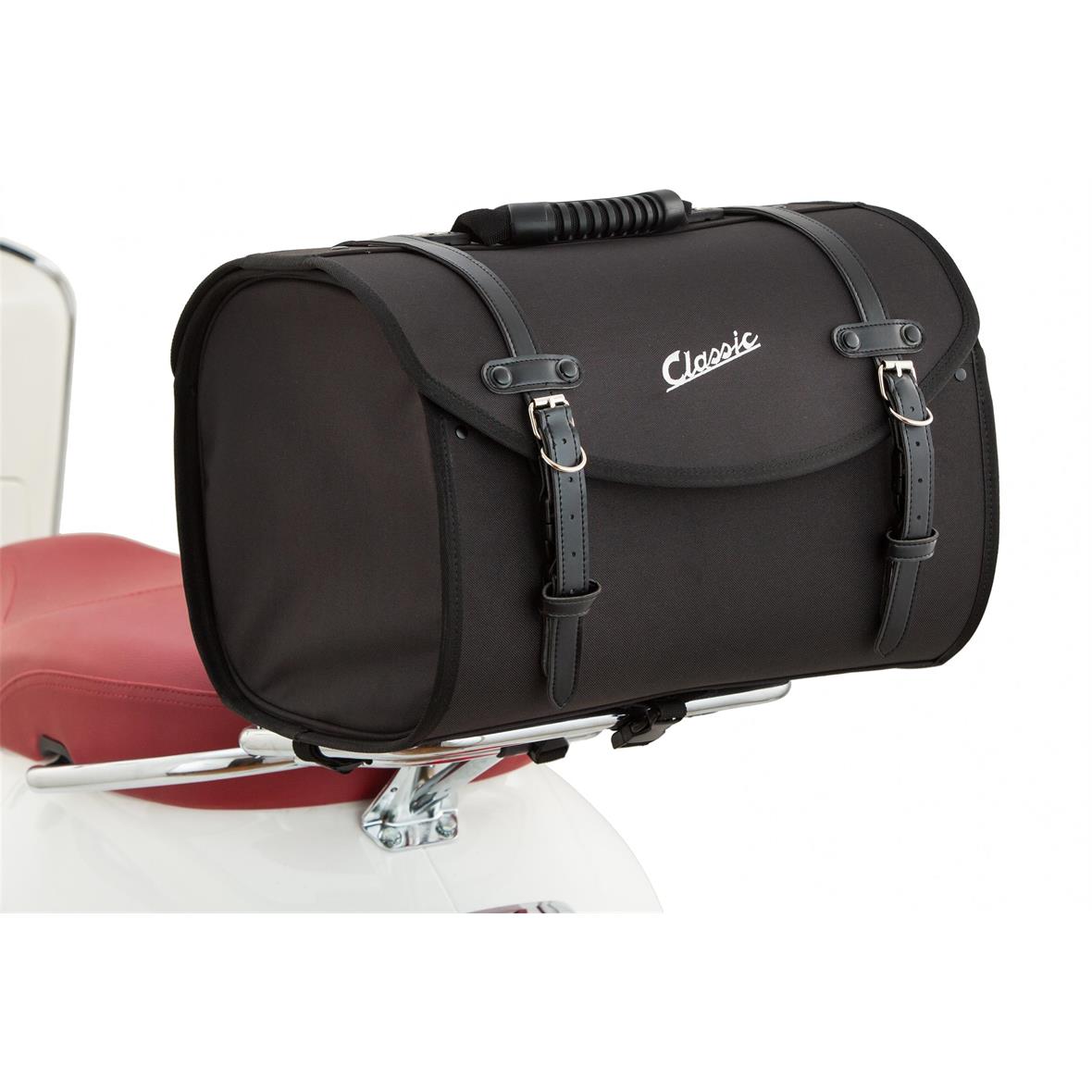 Classic" large bag for Vespa - black, nylon