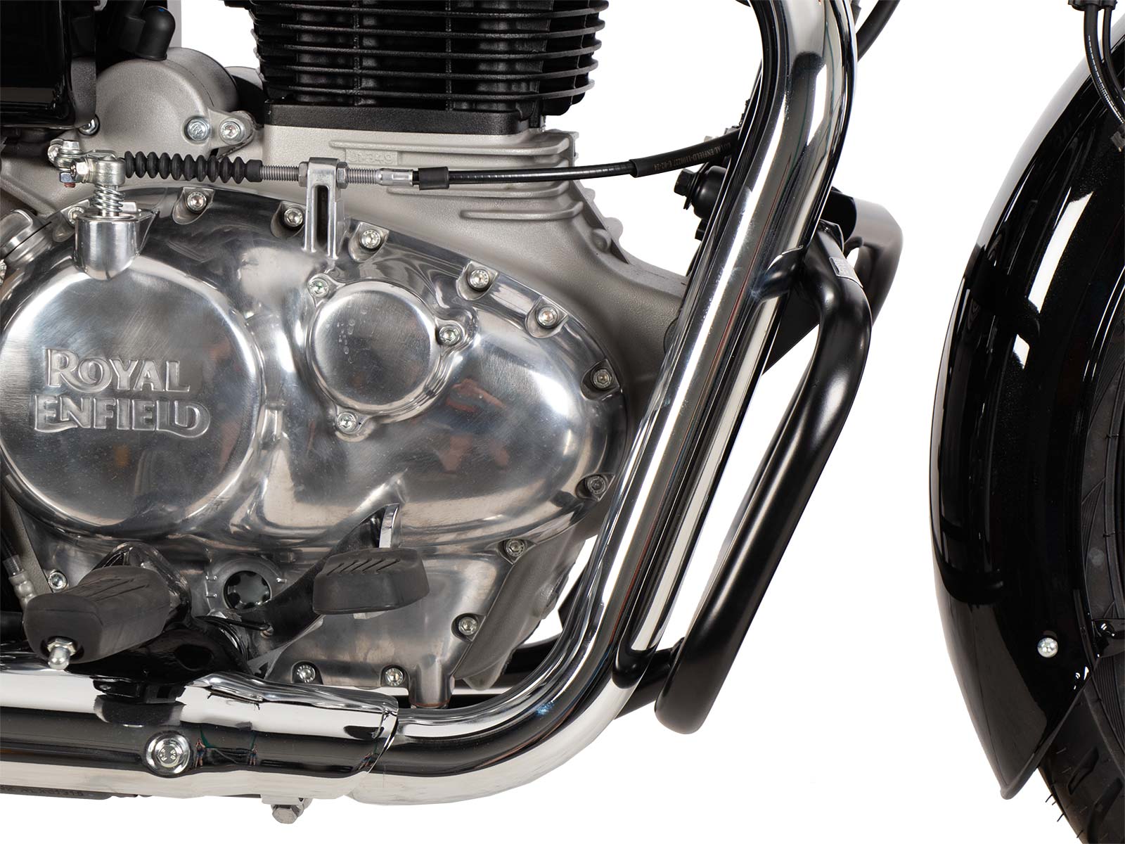 Engine guard black for Royal Enfield Bullet 350 (24-) Hepco & Becker