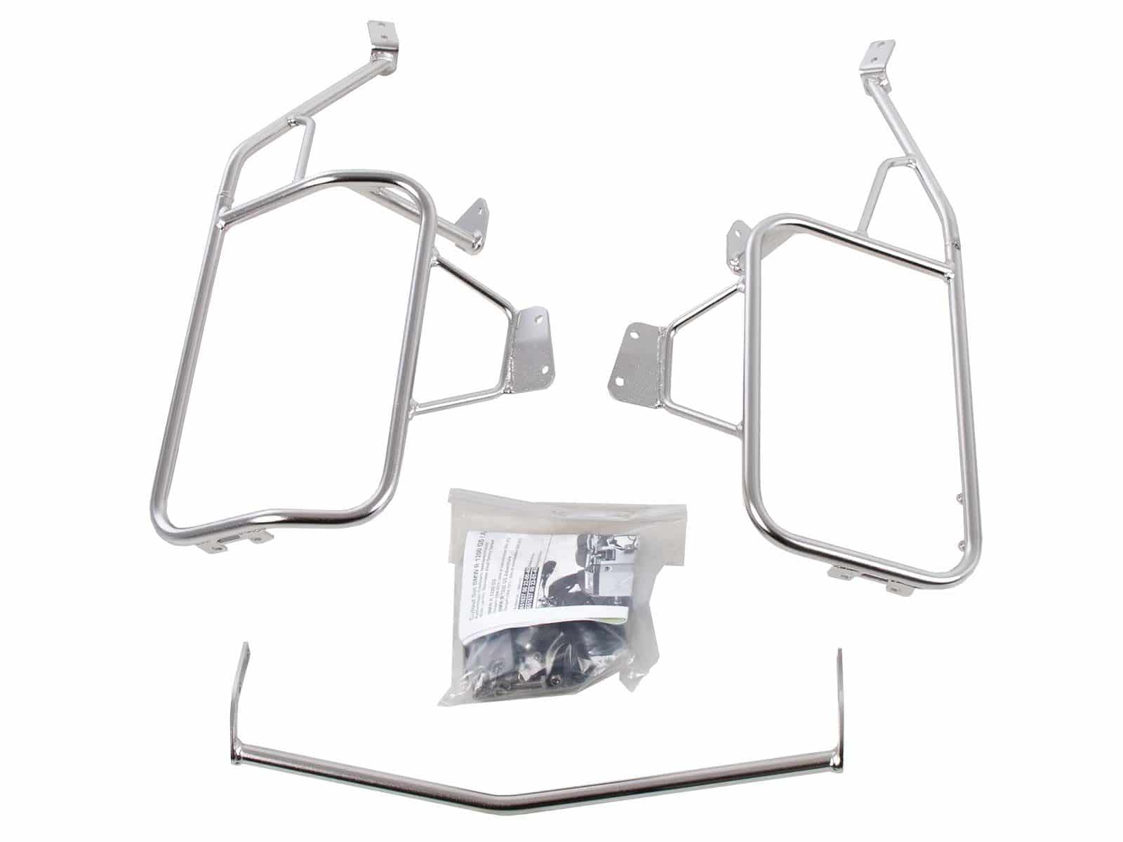 Side case carrier Cutout stainless steel for Xplorer Cutout case 40/37 for BMW R 1200 GS /Adventure (-13)