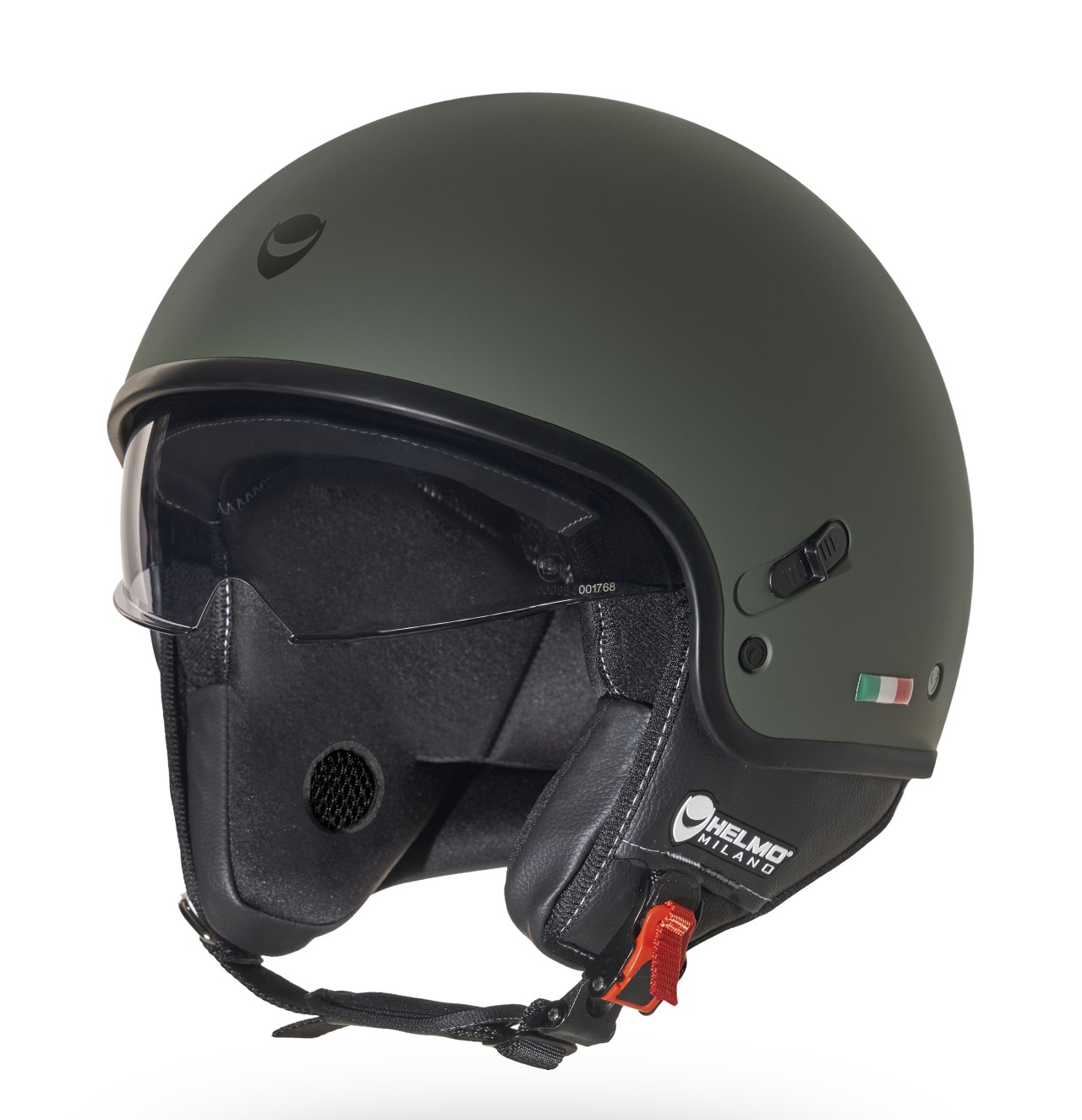 Helmo Milano Demi Jet, Puro Slider, green matt