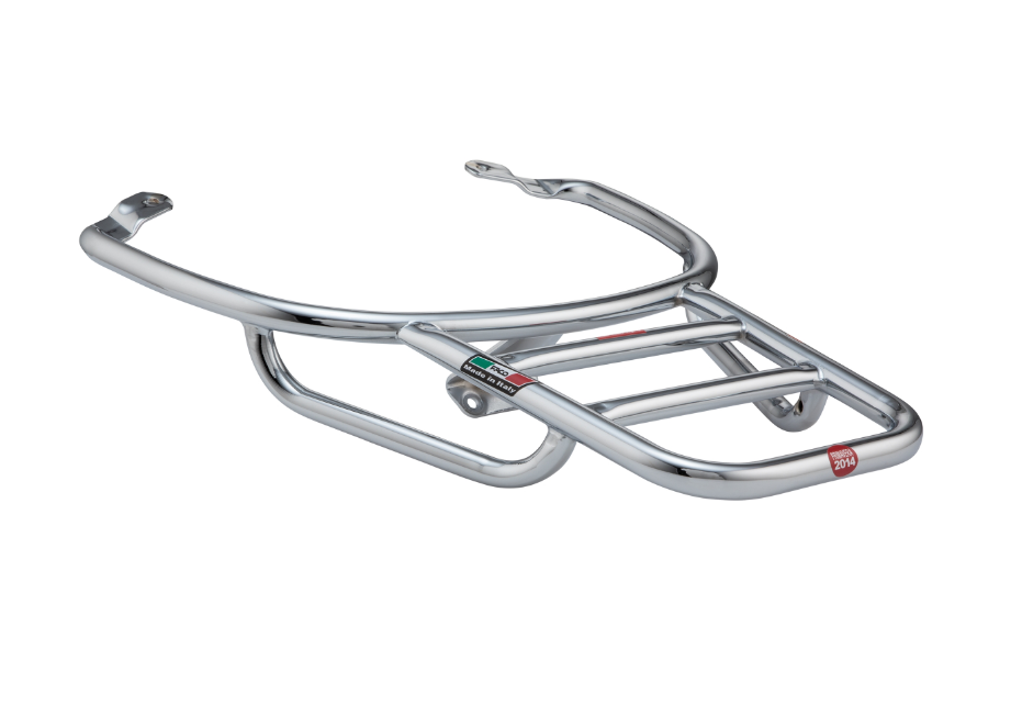 Rear luggage rack for Vespa Primavera /Sprint /Elettrica 50-150cc, chrome