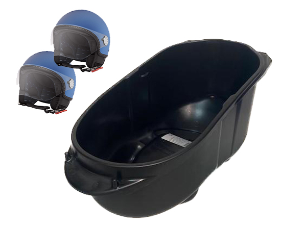 Helmet compartment for up to two helmets for Vespa GTS/GTS Super/GTV 125-300cc ('19-) Big Box