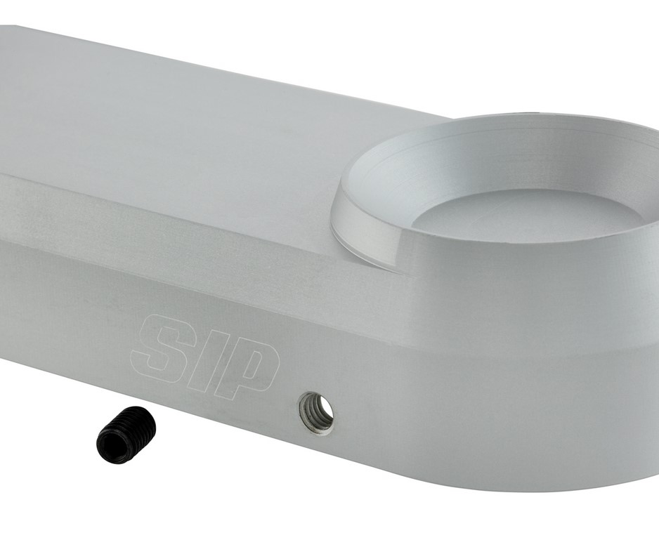 Swingarm cover for Vespa, silver matt