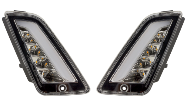 Turn signal kit front & rear for Vespa GTS/GTS Super/GTV/GT 60/GT/GT L ('03-'13), clear
