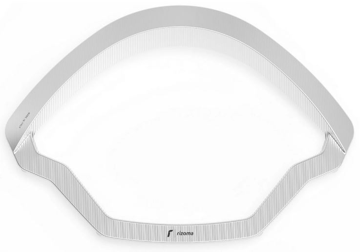 Decorative ring RIZOMA speedometer for Vespa GTS/GTS Super 125-300cc (`23-), silver