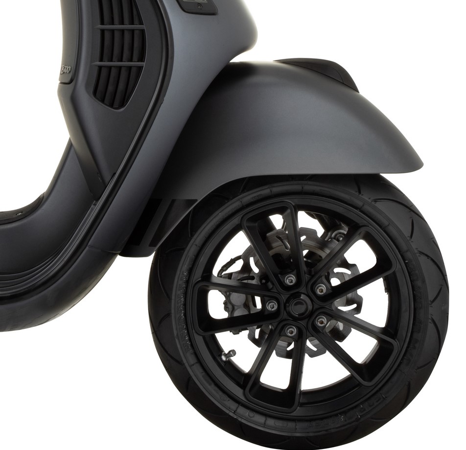 Rim front/rear 12" for Vespa GTS/GTS Super/GTV/GT 60/GT/GT L 125-300cc, black matt