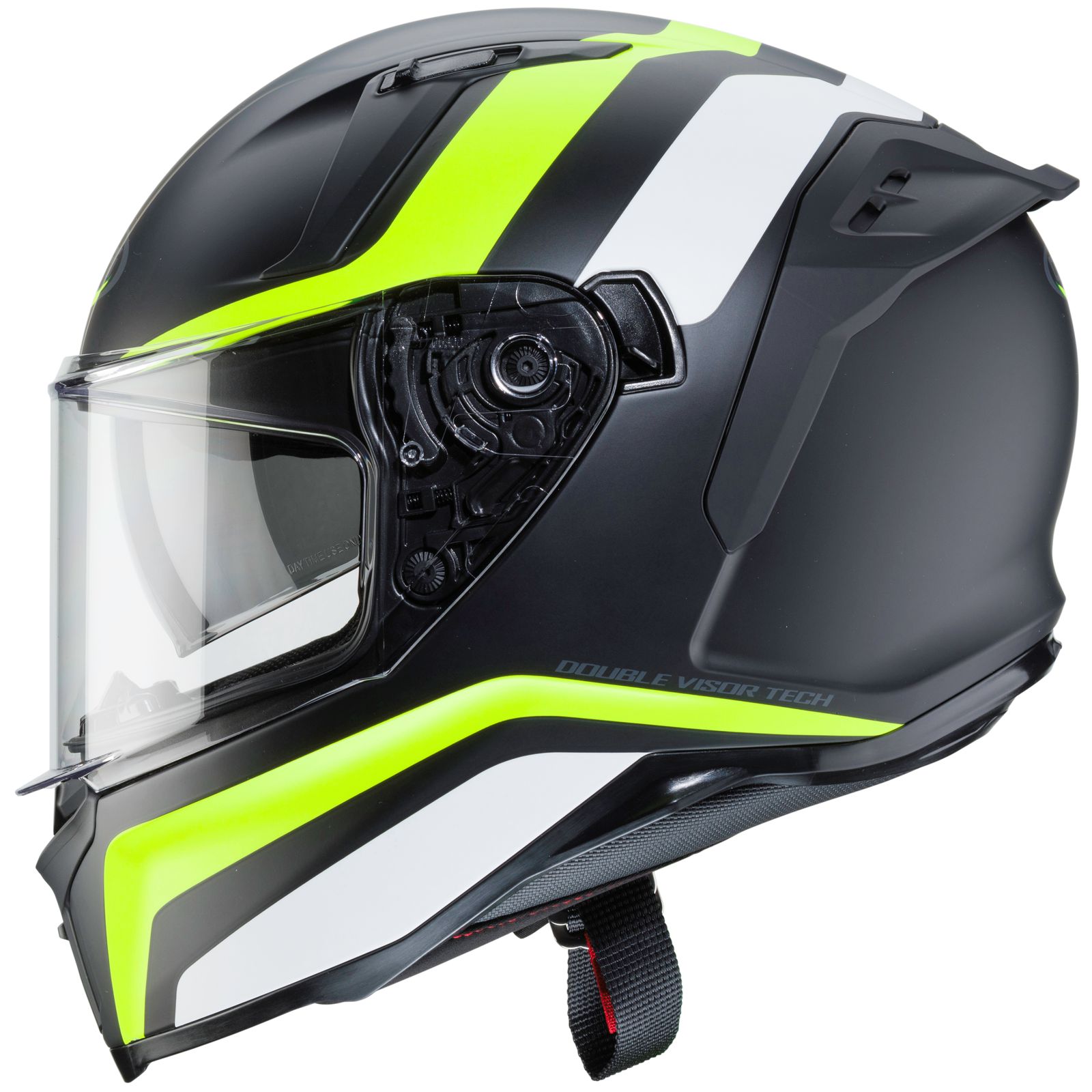 Caberg Helmet Avalon Blast, matte black / white fluo yellow