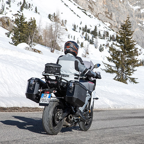Trekker Alaska 36L case set MONOKEY black Givi