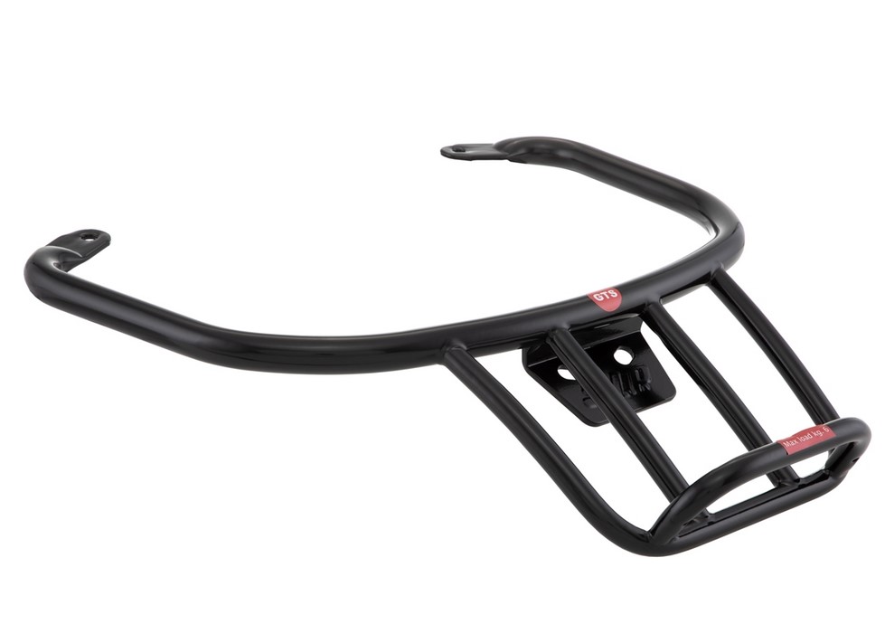 Luggage rack / pillion grab rail rear 70s for Vespa GTS/GTV/GT 125-300cc 4T LC, black matt