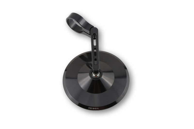 HIGHSIDER pro handlebar end mirror Montana 2 Black Short (1pc)