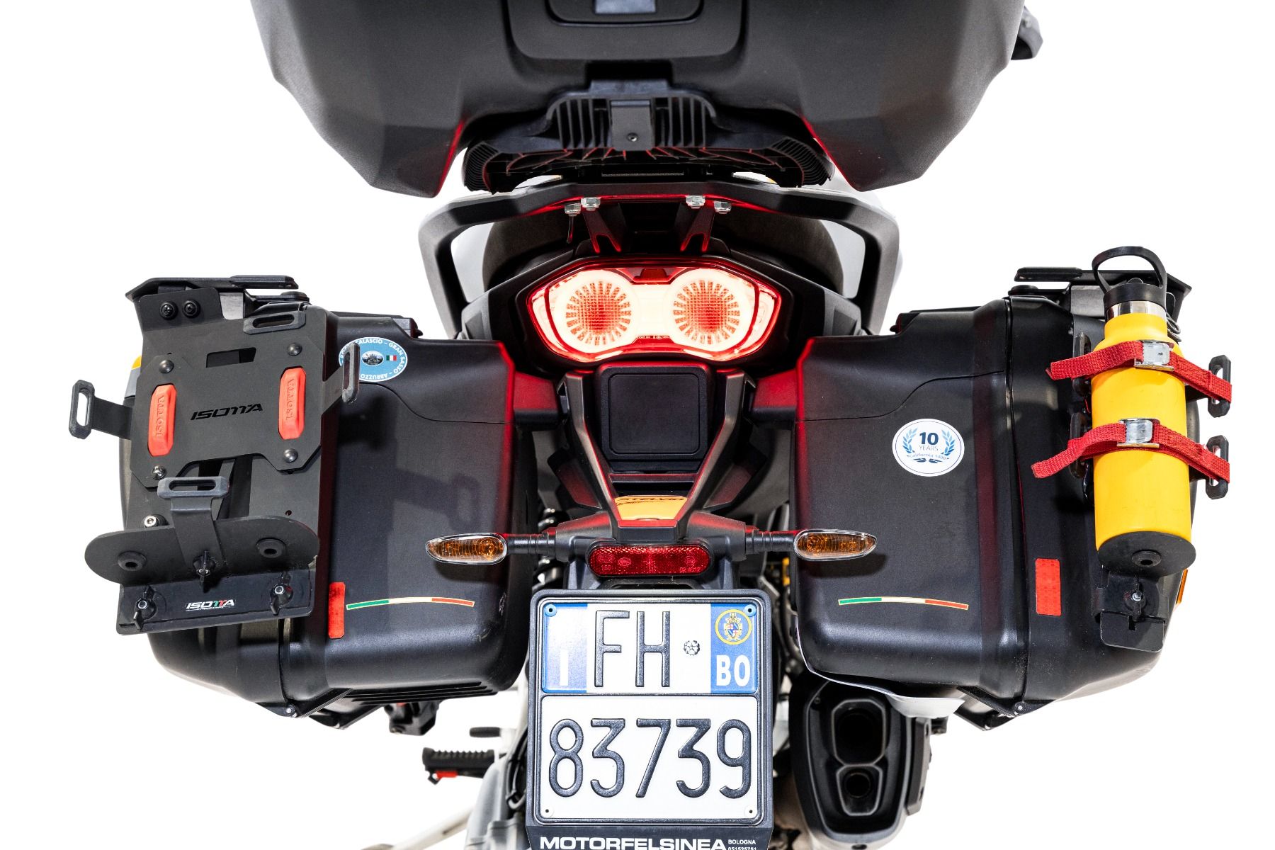 Canister / bag holder for Moto Guzzi Stelvio 1000