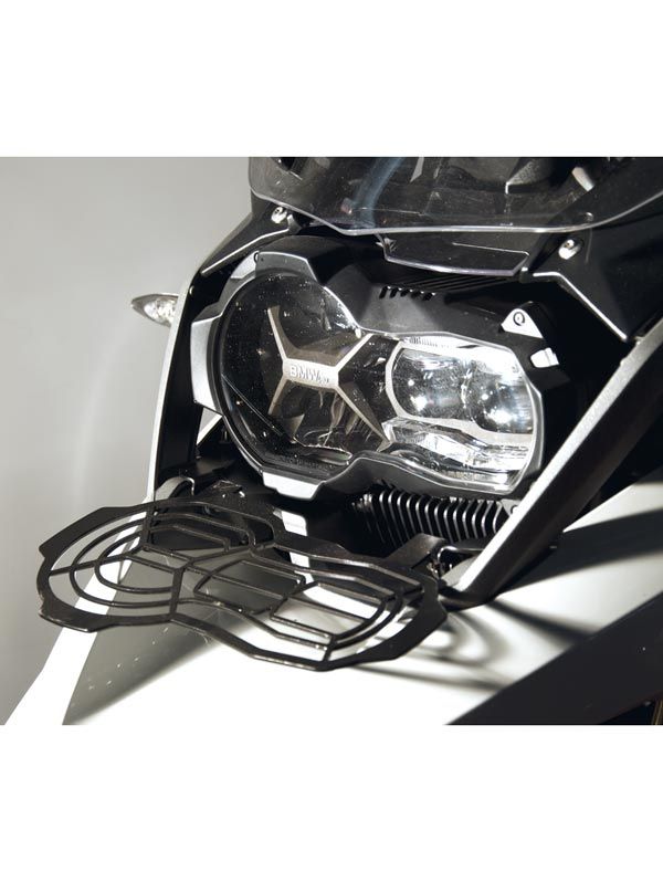 Folding headlight guard for BMW R 1200 GS LC (13-16), black